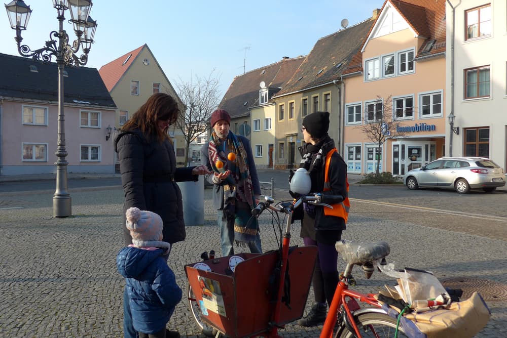 Björn and Janina on Jacobsplatz